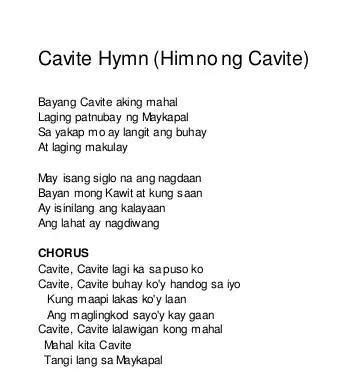 tanza hymn lyrics tagalog